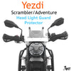 Grill Cross Pattern LED Headlight for Yezdi Scrambler,yezdi Adventure