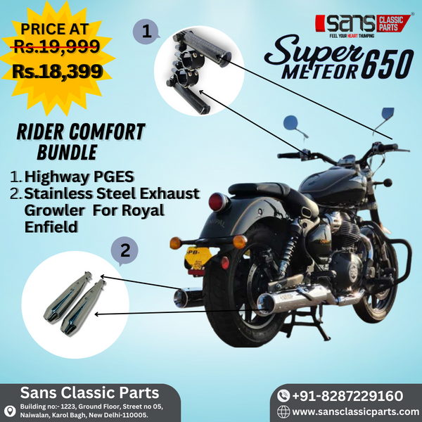 Rider Comfort Bundle For Super Meteor 650