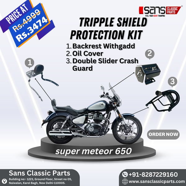 Tripple shield Protection Kit For Super Meteor 650