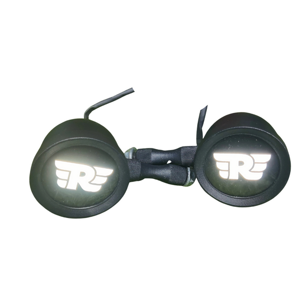 Metal Big Size R logo  LED Indicator for All Motorcycles