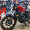 Cross Crash Guard with Delrin Sliders(Round) leg guard/Crash Guard for Royal Enfield Meteor